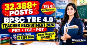 BPSC TRE 4.0 Recruitment 2026