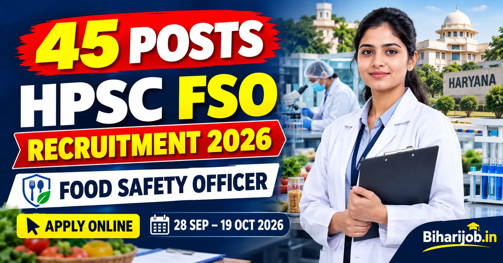 HPSC Food Safety Officer Recruitment 2026