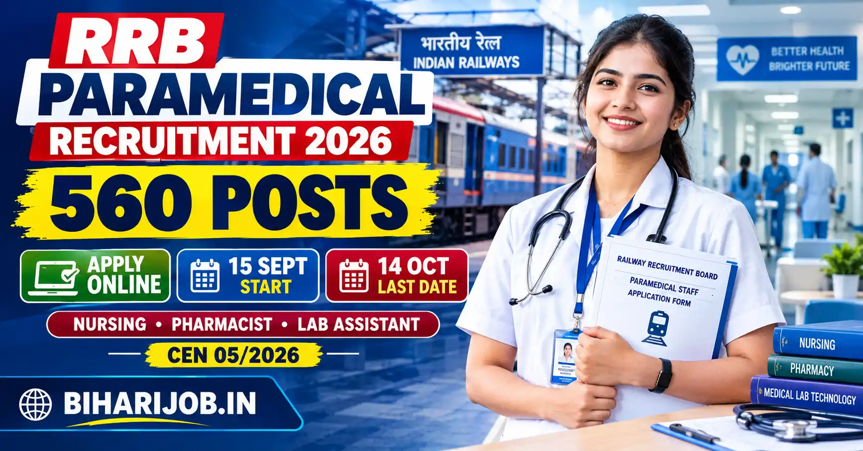 RRB Paramedical Recruitment 2026